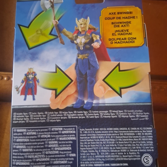 Marvel Thor Action Figure - Blue, Gold, Red - Picture 2 of 2